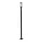 Z-Lite Glenwood 1 Light Outdoor Post Mounted Fixture, Black & Clear 586PHMS-536P-BK - alternate 1